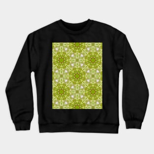 Lime Green Connected Diamonds Pattern - WelshDesignsTP003 Crewneck Sweatshirt